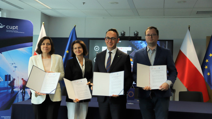 Kraków, CUPT, tunel, LK8, dofinansowanie unijne, podpisanie umowy, przystanek, Klimczak Dariusz, Mochocki Marcin, Warszawa Ursus Północny