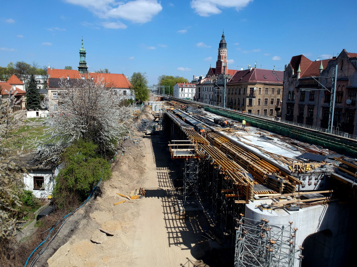 KPK, Małopolska, budowa estakady, inwestycja