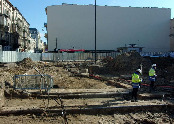 nowy przystanek, nowa infrastruktura, www.tunel-laczypolske.pl, Łódź Śródmieście, prace archeologiczne, synagoga