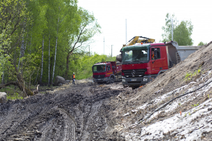 Trzebinia, Oświęcim, LK93, Czechowice-Dziedzice, prace na linii