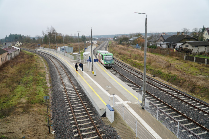 nowy przystanek, Hajnówka, Lewki, LK31, LK32, LK52, nowa infrastruktura pasażerska, nowy tor, nowa infrastruktura, pociąg pasażerski