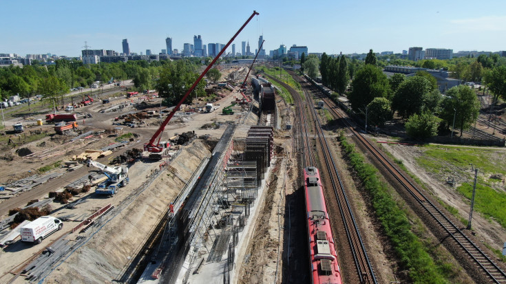 POIiŚ 2014-2020, Warszawa Zachodnia, linia średnicowa, warszawska linia średnicowa, Budimex, obiekt inżynieryjny, WWK