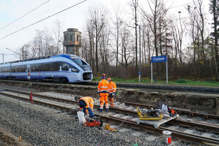 modernizacja, E75, Rail Baltica, stacja, Czyżew, nowa infrastruktura