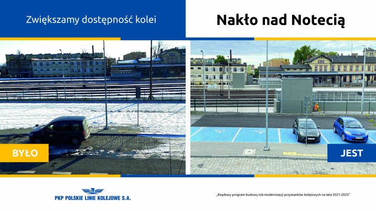 infografika, stacja, nowe przejście podziemne, nowa winda, Program Przystankowy, Nakło nad Notecią