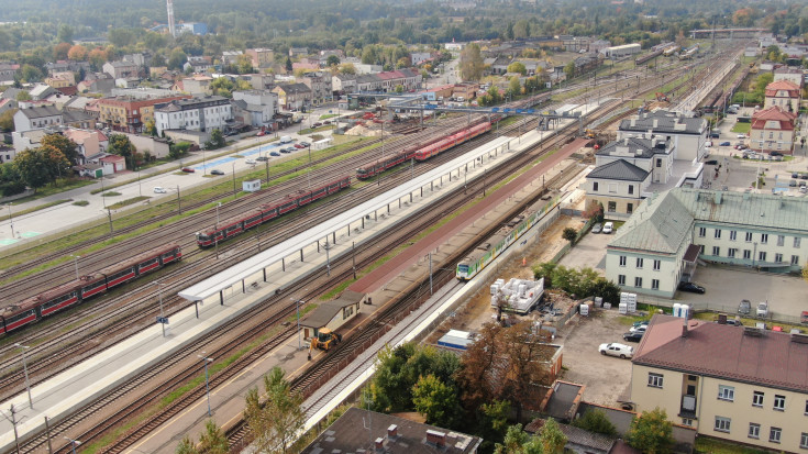 Skarżysko-Kamienna, prace budowlane, nowe przejście podziemne, nowa infrastruktura, nowy peron