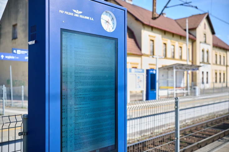 Nędza, informacja pasażerska, śląskie, KPO, nowy wyświetlacz, CSDIP