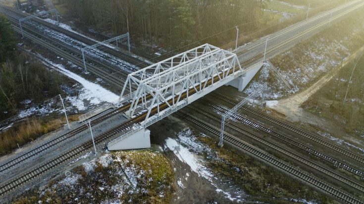 POIiŚ 2014-2020, Toszek Północ, Rudziniec Gliwicki, Paczyna, nowy wiadukt kolejowy