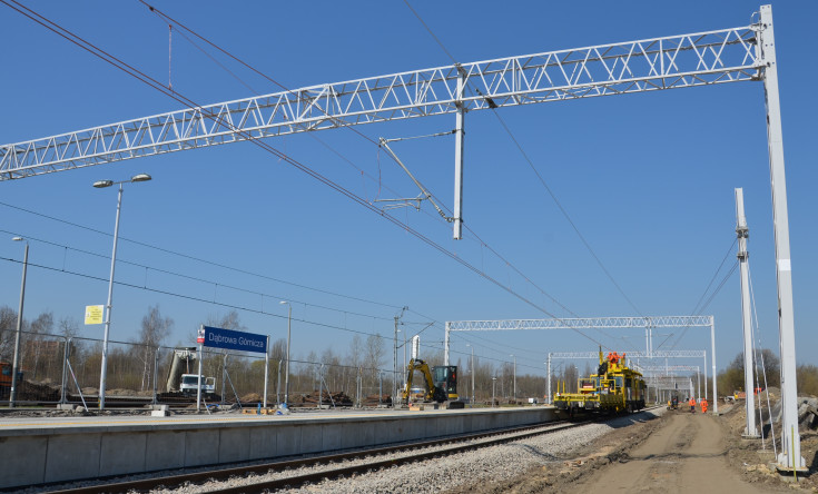 peron, nowa sieć trakcyjna, nowa infrastruktura, Dąbrowa Górnicza