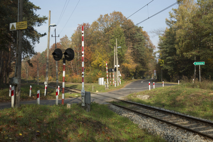 przejazd kolejowo-drogowy, Łódź Widzew, LK16, Ozorków, Ustronie