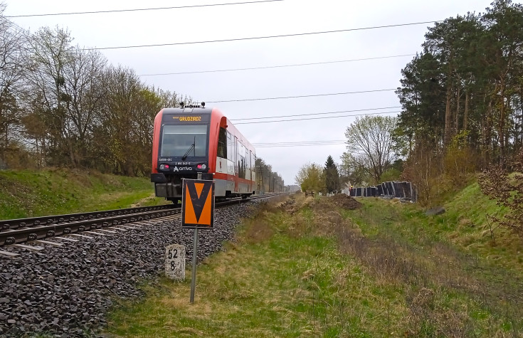 tor, nowy przystanek, pociąg osobowy, Grudziądz Rządz