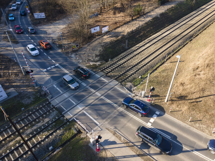 Poznań, nowa infrastruktura, nowy wiadukt drogowy, widok z lotu ptaka