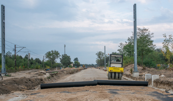 CEF, E20, nowy przystanek, budowa peronu, Biała Podlaska Rozrządowa