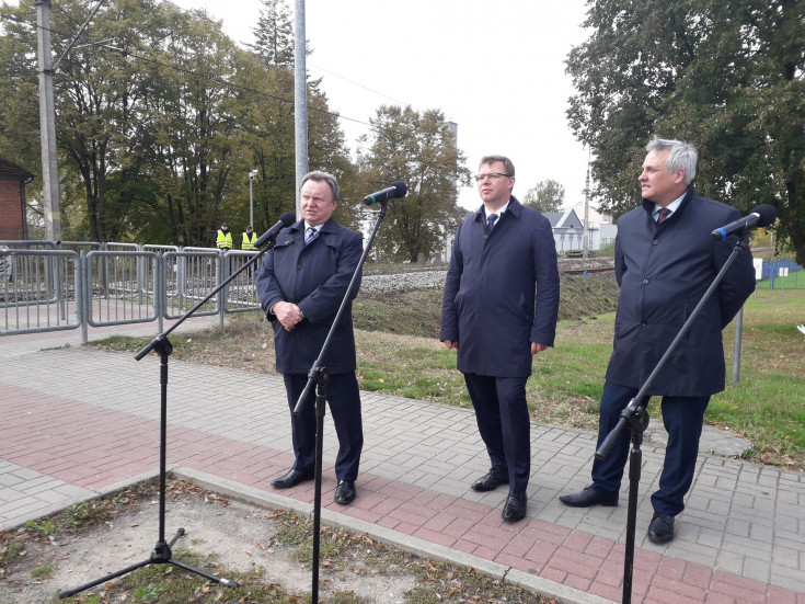 Olsztyn, Gutkowo, nowy przystanek, Merchel Ireneusz, LK220, briefing prasowy, nowa infrastruktura pasażerska, Olsztyn Likusy, Olsztyn Redykajny, Olsztyn Szkoła