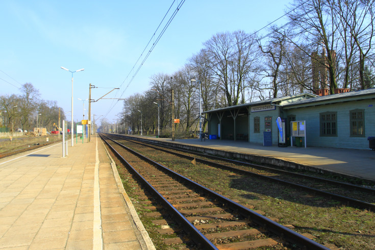 peron, E59, stacja, LK271, tor, przed modernizacją, Puszczykówko