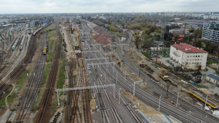 Warszawa Zachodnia, linia średnicowa, warszawska linia średnicowa, Budimex, przebudowa toru, WWK