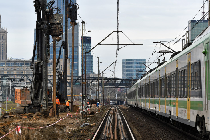 stacja, Warszawa Zachodnia, pociąg, prace na linii, www.stolicadobrychrelacji.pl, zmiany w komunikacji, ciężki sprzęt