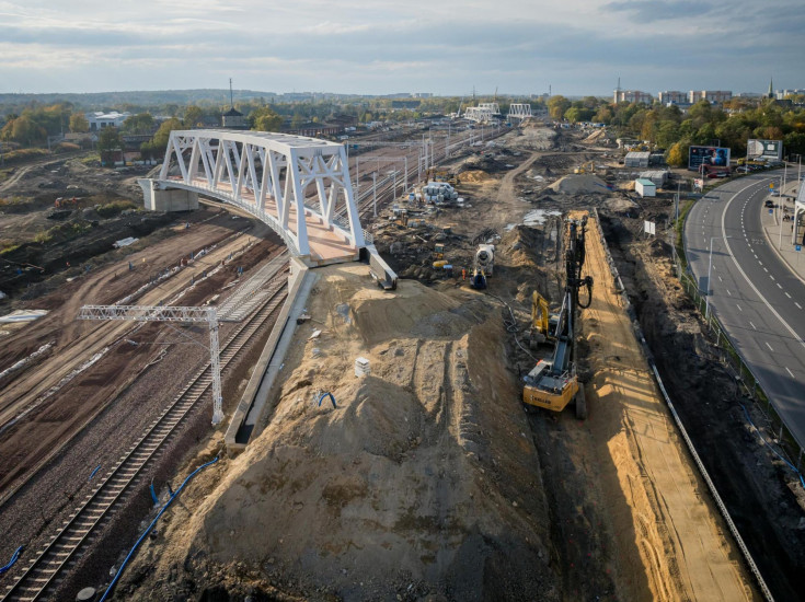 Katowice, nowy wiadukt, nowy tor, katowicki węzeł kolejowy, nowy peron