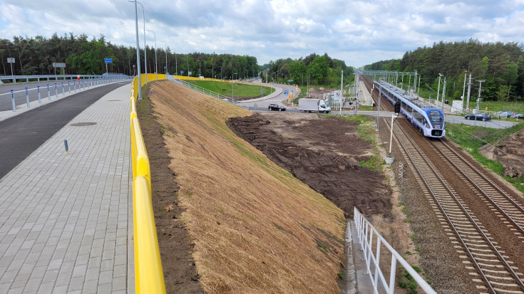 Rail Baltica, wiadukt drogowy, Topór, nowy wiadukt drogowy