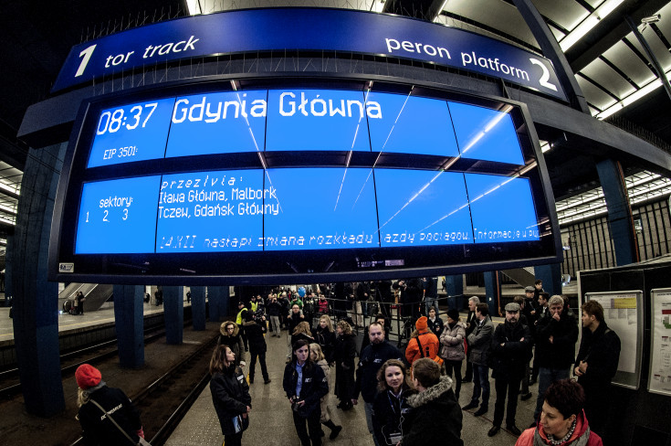 Pendolino, pociąg, PKP Intercity, Warszawa Centralna