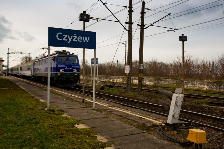 E75, Rail Baltica, CEF, pociąg, Czyżew, przystanek