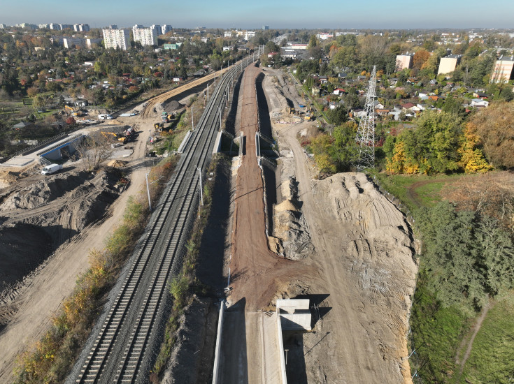 POIiŚ 2014-2020, Łódź, drążenie tunelu kolejowego, Koziny, Polesie, FEnIKS