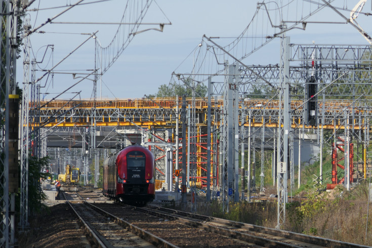 linia obwodowa, Warszawa Powązki, nowy przystanek, nowa kładka