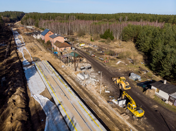 Działdowo, nowy przystanek, nowa sieć trakcyjna, LK216, PUN, nowa stacja