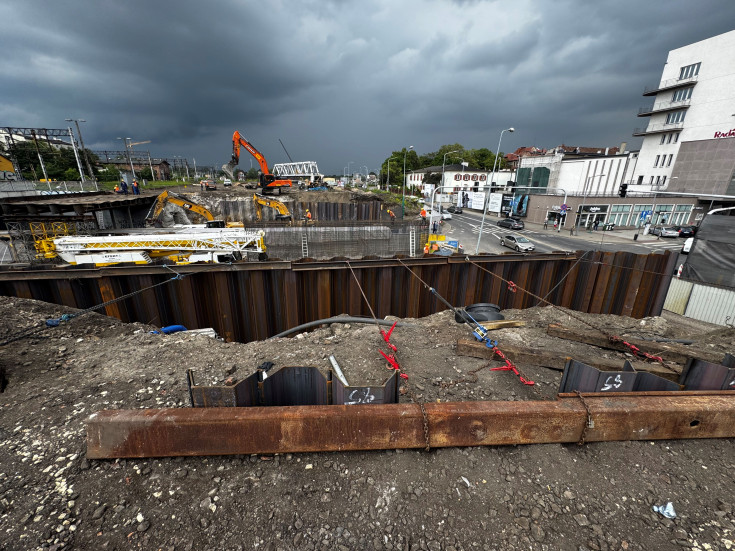 wiadukt, prace budowlane, katowicki węzeł kolejowy, Mikołowska