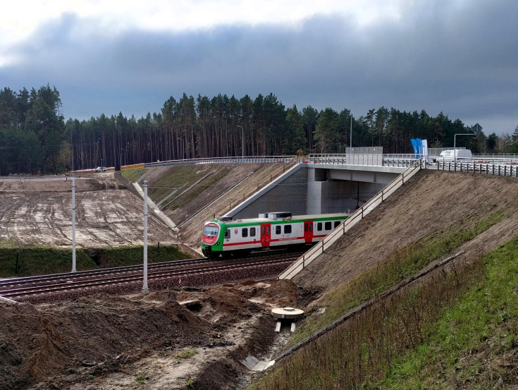 E75, Rail Baltica, nowa infrastruktura, nowy wiadukt drogowy, Łapy Osse