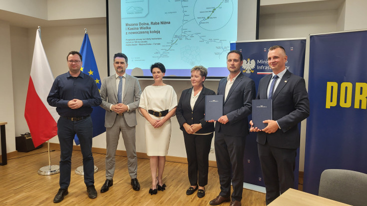 Jasło, LK108, podpisanie umowy, Zagórz