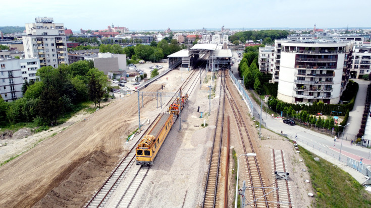 Kraków Zabłocie, pociąg sieciowy, krakowska linia średnicowa, nowa infrastruktura, drugi tor