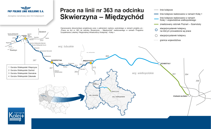 umowa, Gorzów Wielkopolski, Kolej+, Międzychód, LK363