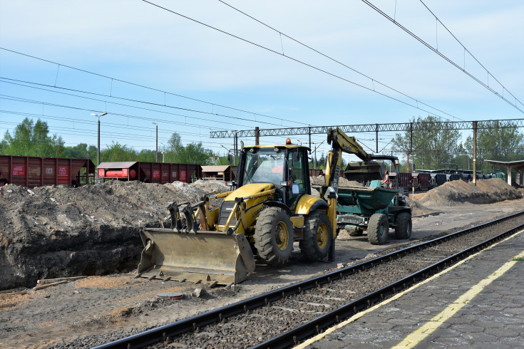 LK354, budowa peronu, Piła Główna, RPO Województwa Wielkopolskiego