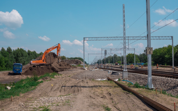 Sadowne, E75, Rail Baltica, CEF, Sadowne Węgrowskie