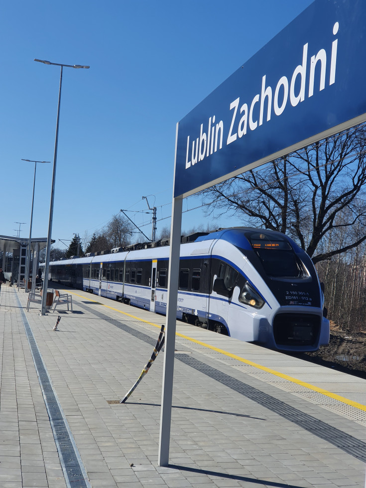 LK7, nowy przystanek, nowa infrastruktura pasażerska, Lublin Zachodni