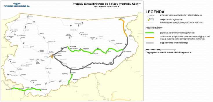 Ministerstwo Infrastruktury, mapa, Kolej+, wniosek, samorząd, Program Uzupełniania Lokalnej i Regionalnej Infrastruktury Kolejowej, drugi etap naboru