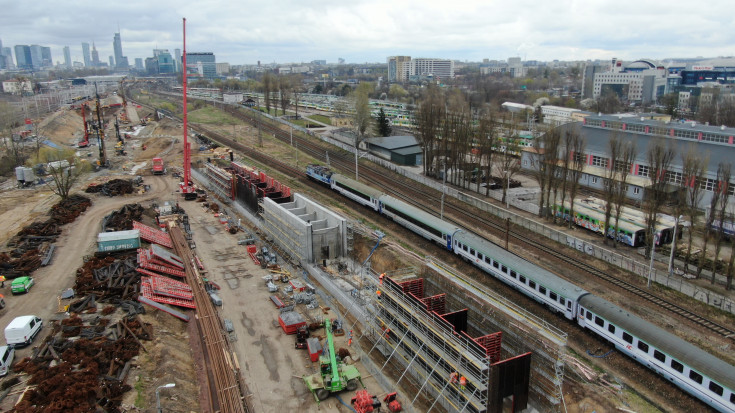 Warszawa Zachodnia, linia średnicowa, warszawska linia średnicowa, Budimex, przebudowa toru, WWK