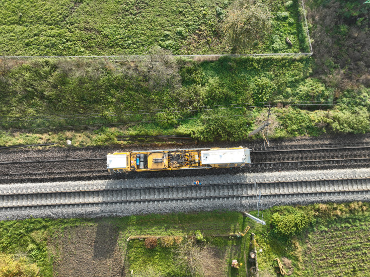 PUN, maszyna, LK204, prace na stacji kolejowej