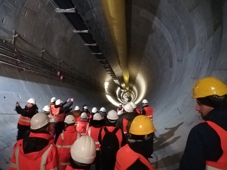 tunel średnicowy, Łódź, wizyta techniczna