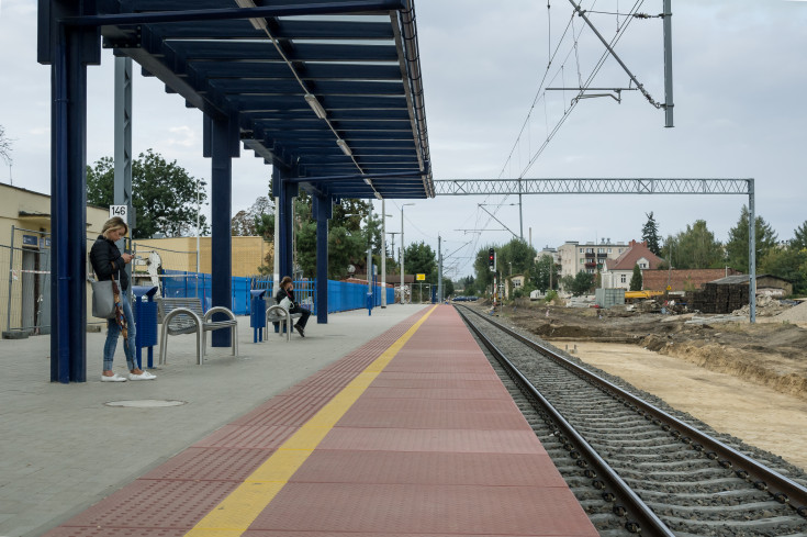 pasażer, peron, modernizacja, E59, stacja, Mosina, LK271, Program Operacyjny Infrastruktura i Środowisko, inwestycja