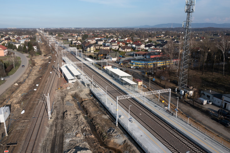 CEF, śląskie, modernizacja stacji, maszyna, Czechowice-Dziedzice, nowy  most, Zabrzeg, Goczałkowice-Zdrój