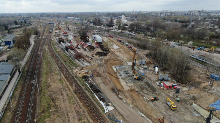 Warszawa Zachodnia, linia średnicowa, warszawska linia średnicowa, Budimex, przebudowa toru, WWK