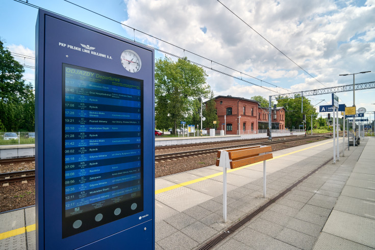 informacja pasażerska, śląskie, Żory, KPO, nowy wyświetlacz, CSDIP