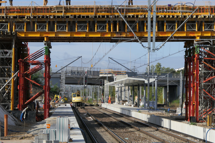 linia obwodowa, Warszawa Powązki, nowy przystanek, nowa kładka