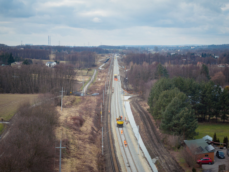 nowy wiadukt, Zebrzydowice, LK93, nowy tor, Zabrzeg, nowy peron, nowy most