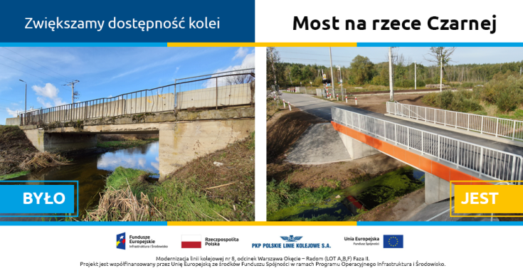 most, Chynów, wizualizacja, nowa infrastruktura, rzeka Czarna