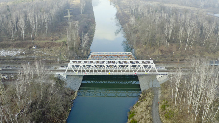 POIiŚ 2014-2020, most kolejowy, Toszek Północ, Rudziniec Gliwicki, Kanał Kędzierzyński