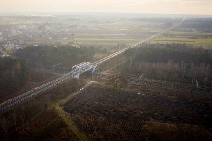 POIiŚ 2014-2020, Toszek Północ, Rudziniec Gliwicki, Paczyna, nowy wiadukt kolejowy