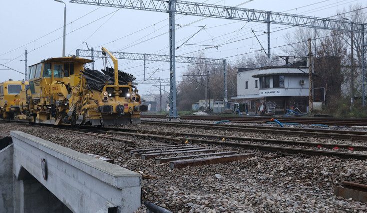 Kraków, CEF, E30, aglomeracja krakowska, wiadukt kolejowy, remont wiaduktu, Łokietka