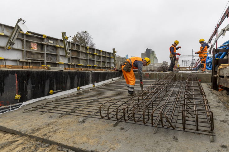 E59, CEF, budowa peronu, Stargard, przebudowa wiaduktu, prace przy wiadukcie, LCS Stargard